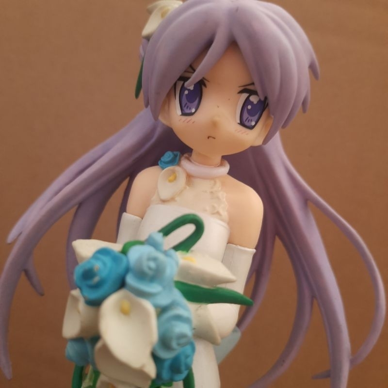 Figure Lucky Star Hiiragi Kagami Wedding Dress Anime Girl Original Sega Loose No Box