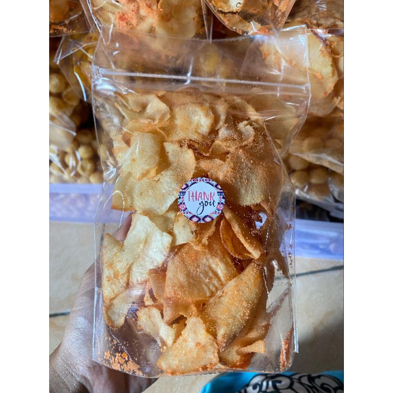 

Kripik singkong balado - Gurih renyah