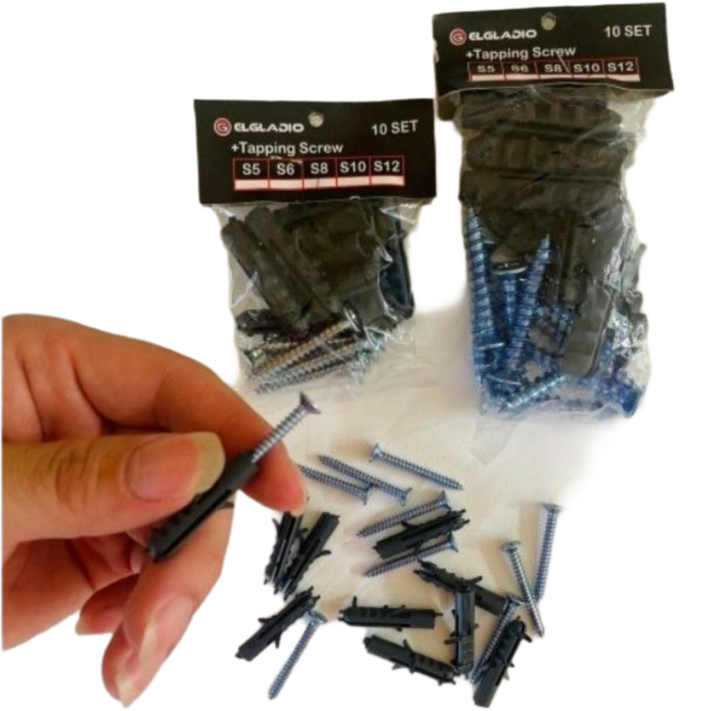 BAUT + FISHER ELGLADIO M6 - Spiser Dan Sekrup Set /Skrup/Paku/Baut. [B][#BAUT]