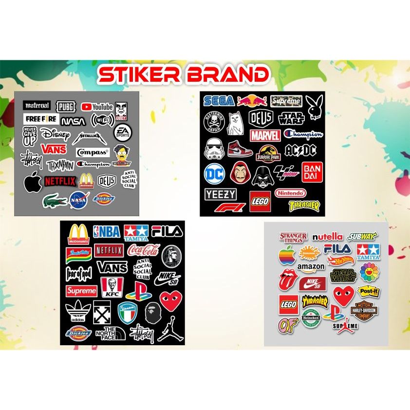 

STIKER PACK isi kurang lebih 104 pcs