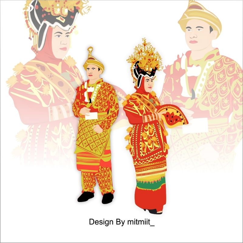 (SOFT COPY ONLY) CUSTOM ILUSTRASI WAJAH /ILUSTRASI IGITAL / LUKIS WAJAH / VEKTOR WAJAH / HADIAH NIKA