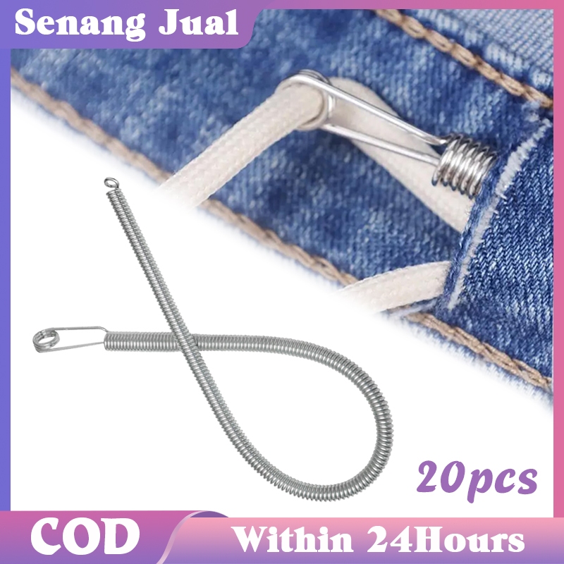 20Pcs Alat Pemasang Tali Celana Alat Bantu Pasang Karet Celana