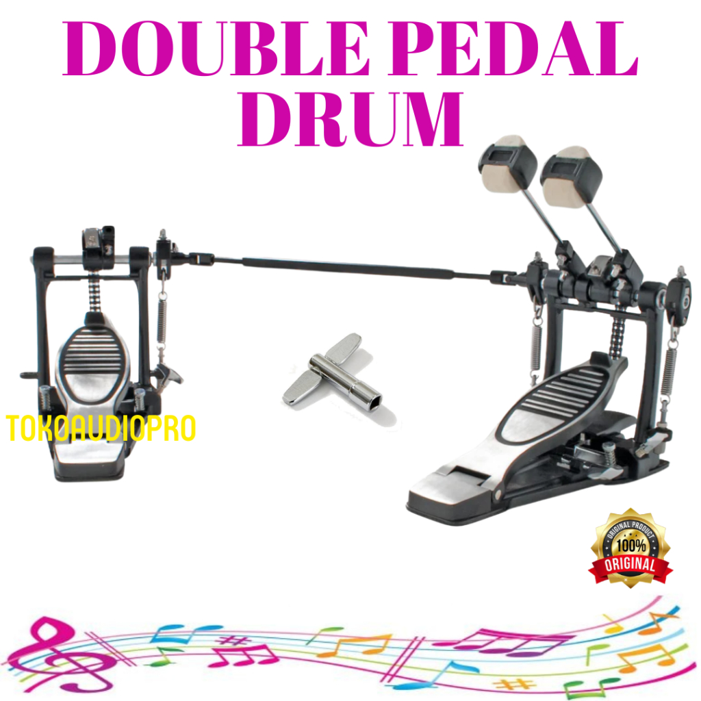Pedal Double Pedal Bass Drum Pedal Drum Ganda