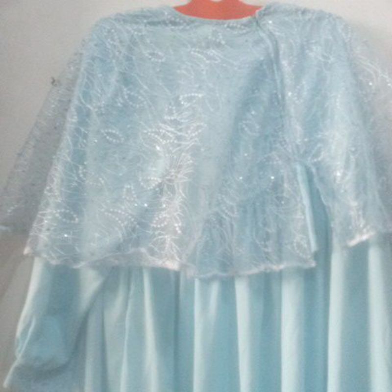 gamis semi brukat jumbo