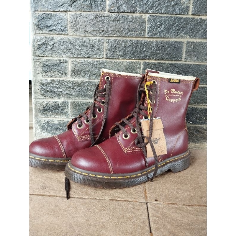 Dr martens 1460 cappers vintage oxbloode
