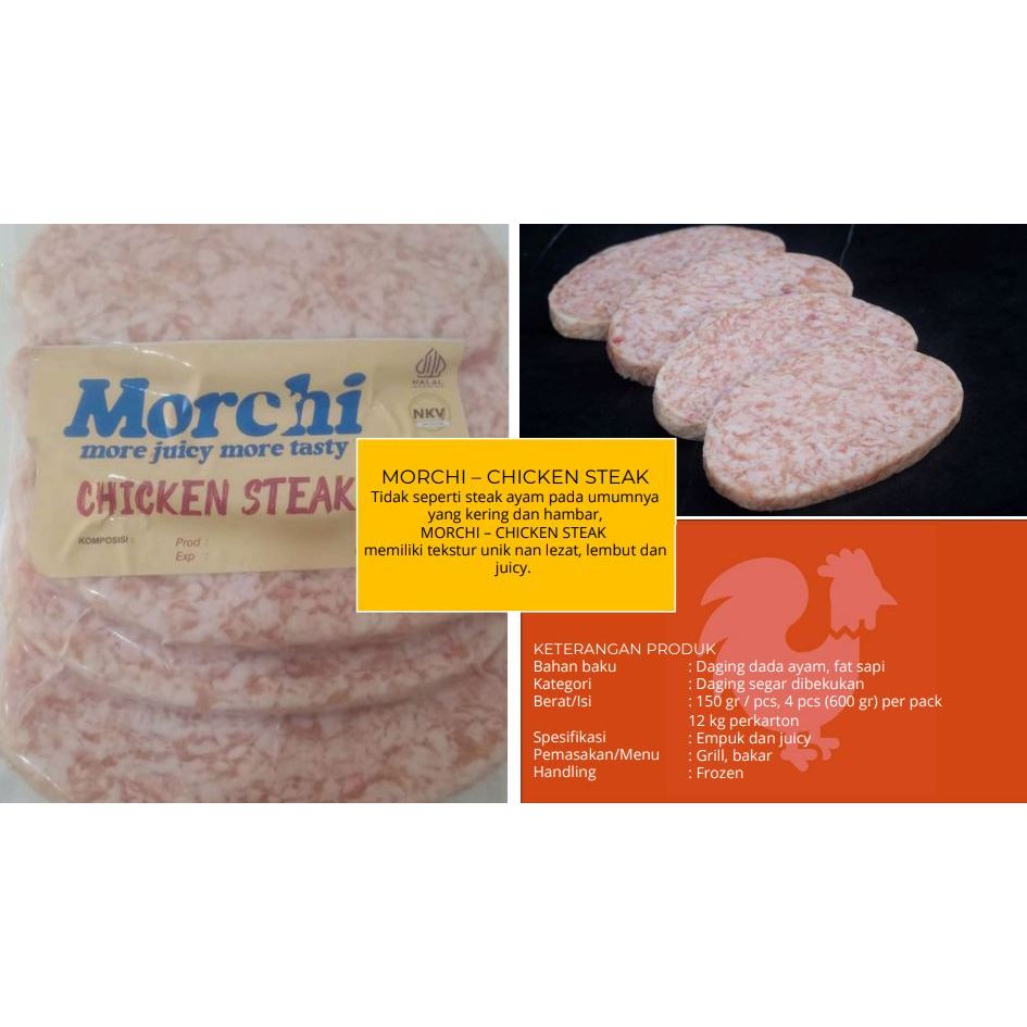 

Chicken Steak / Daging Ayam Premium 600g HALAL
