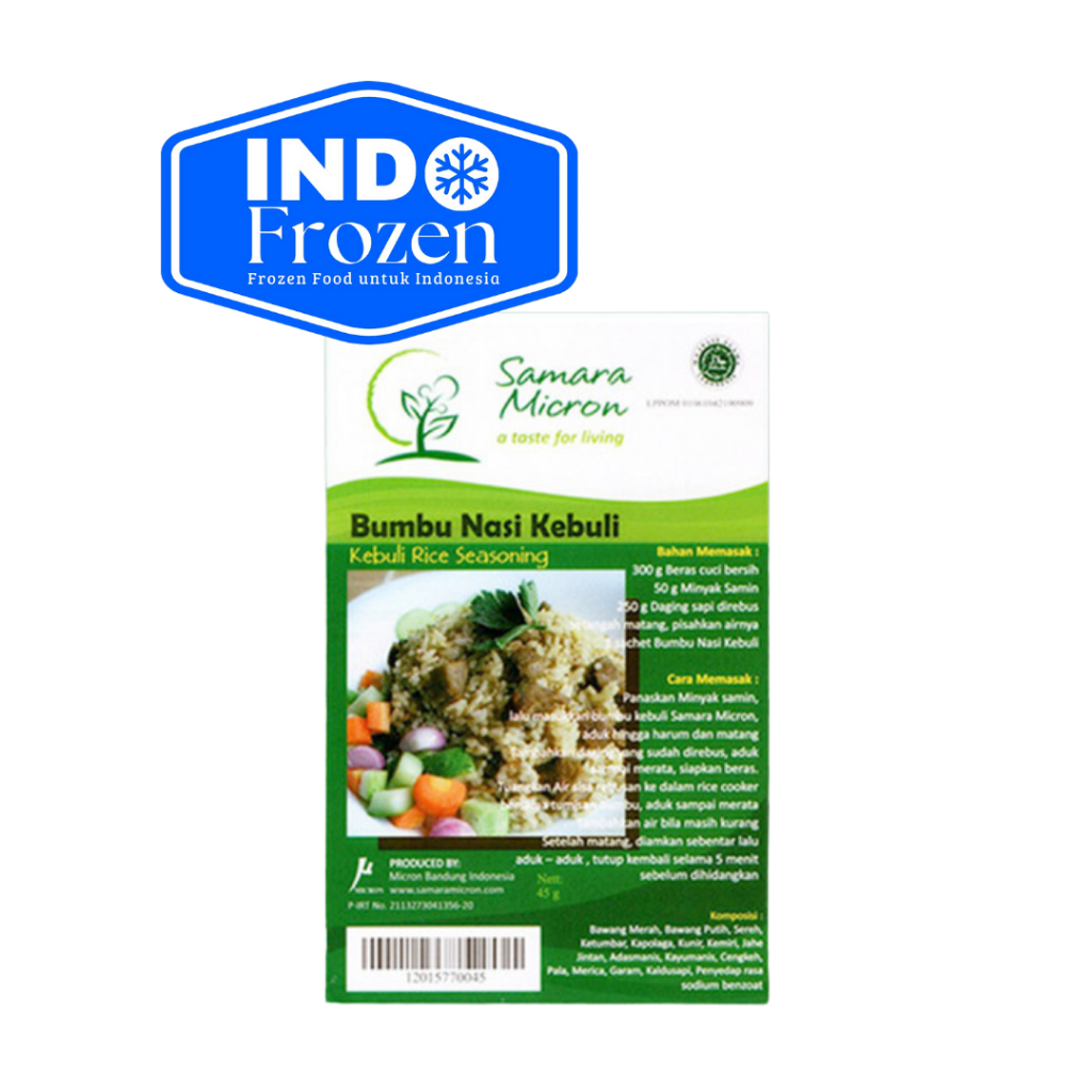 

MICRON NASI KEBULI + SAMIN 95GR/ BUMBU INSTAN