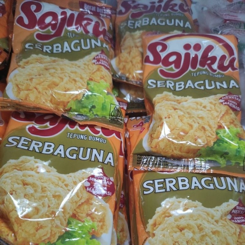 

Tepung Bumbu Serbaguna Sajiku bumbu meresap tanpa marinasi 75gr