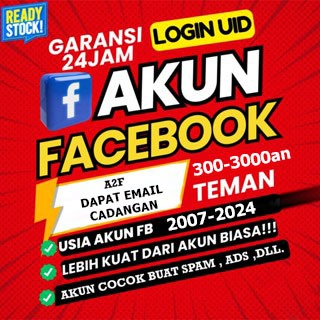 Akun Facebook Tua Teman 300-3000an Tahun 2007-2024 Random Cocok Untuk SPAM , ADS , DLL