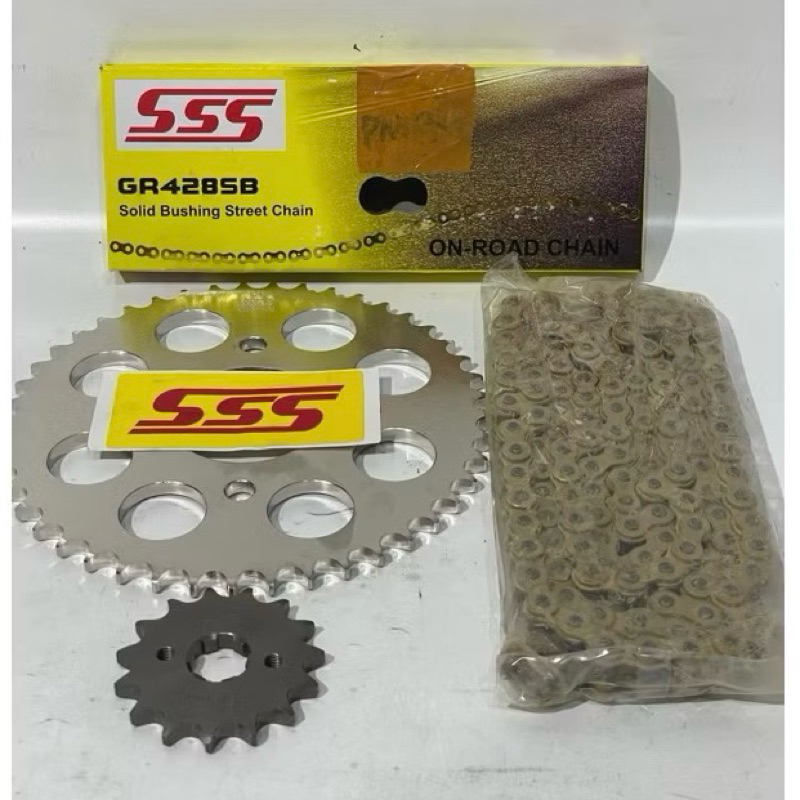 Komplet sepaket Gear set merk SSS Cb 150R lama Cb 150R new Cbr 150 facelit cbr 150lokal k45 Verza Me