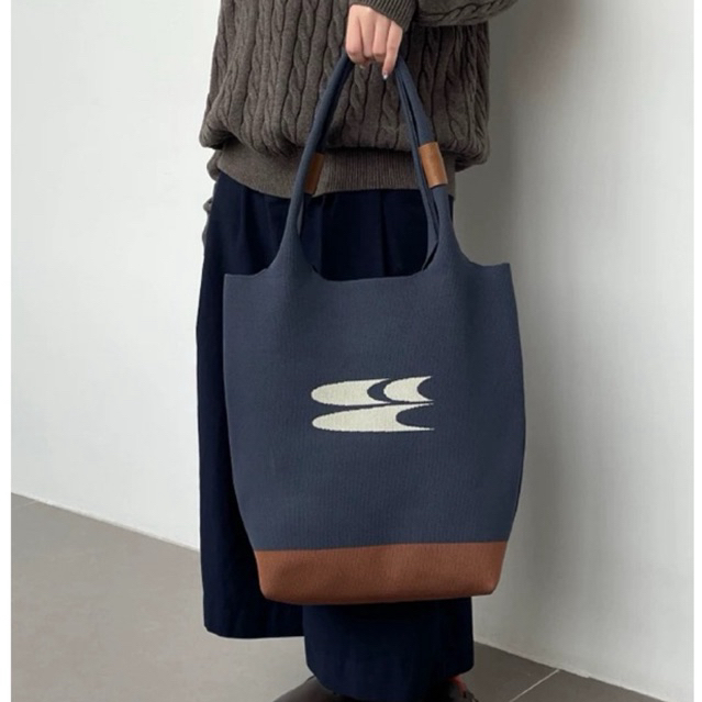 [FAST PO] CRYING CENTER KNIT TOTE BAG | crying center original 100% tas tote bag tas kerja