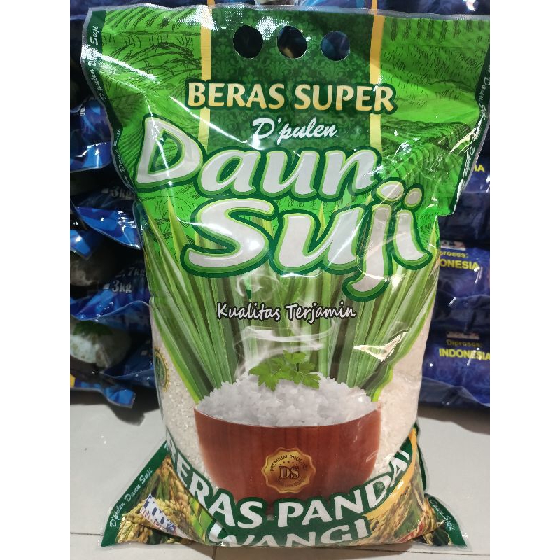 

Beras Daun Suji 3kg Timbangan pas 3kg