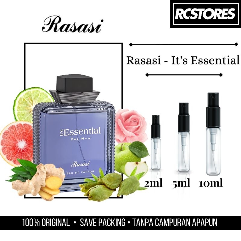 Decant Rasasi It's Essensial Eau De Parfum (Clone Of L'Homme Ultime YSL)