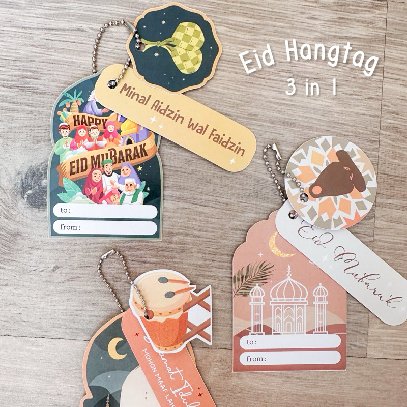 

(min 6 pcs) JOANNE DESIGN - Hang tag lebaran idul fitri / tag eid mubarak