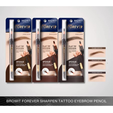 BROWIT BY NONGCHAT FOREVER SHARPEN TATTOO EYEBROW PENCIL