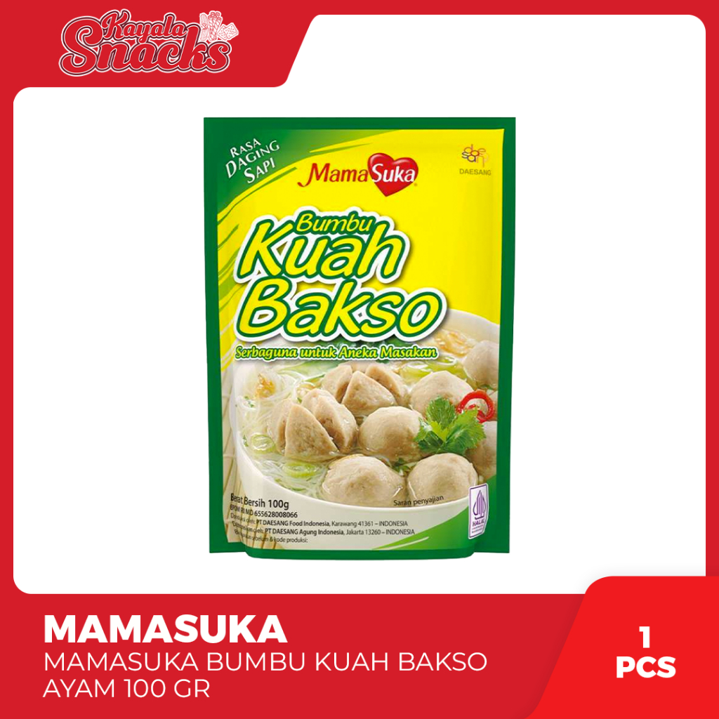 

MAMASUKA Bumbu kuah Bakso Ayam 100 gr