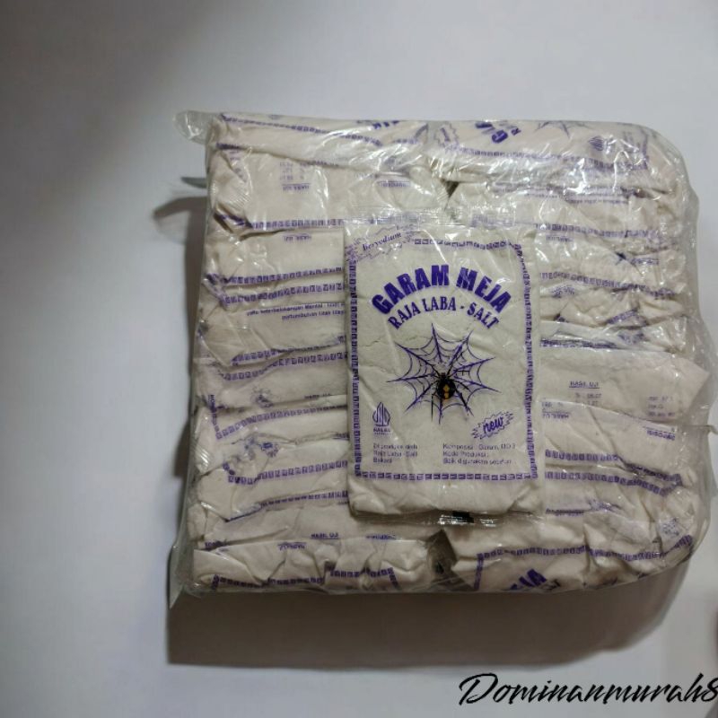 

20 PCS GARAM MASAK RAJA LABA-LABA KEMASAN 250 GRAM / GARAM MASAK BERYODIUM / GAREM / BUMBU DAPUR