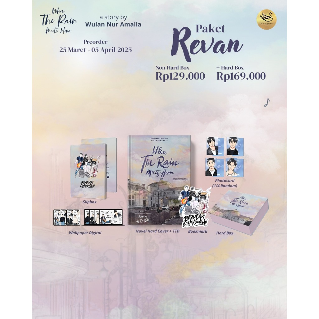 

Gramedia Aceh - PO When The Rain Meets Hema Paket Revan