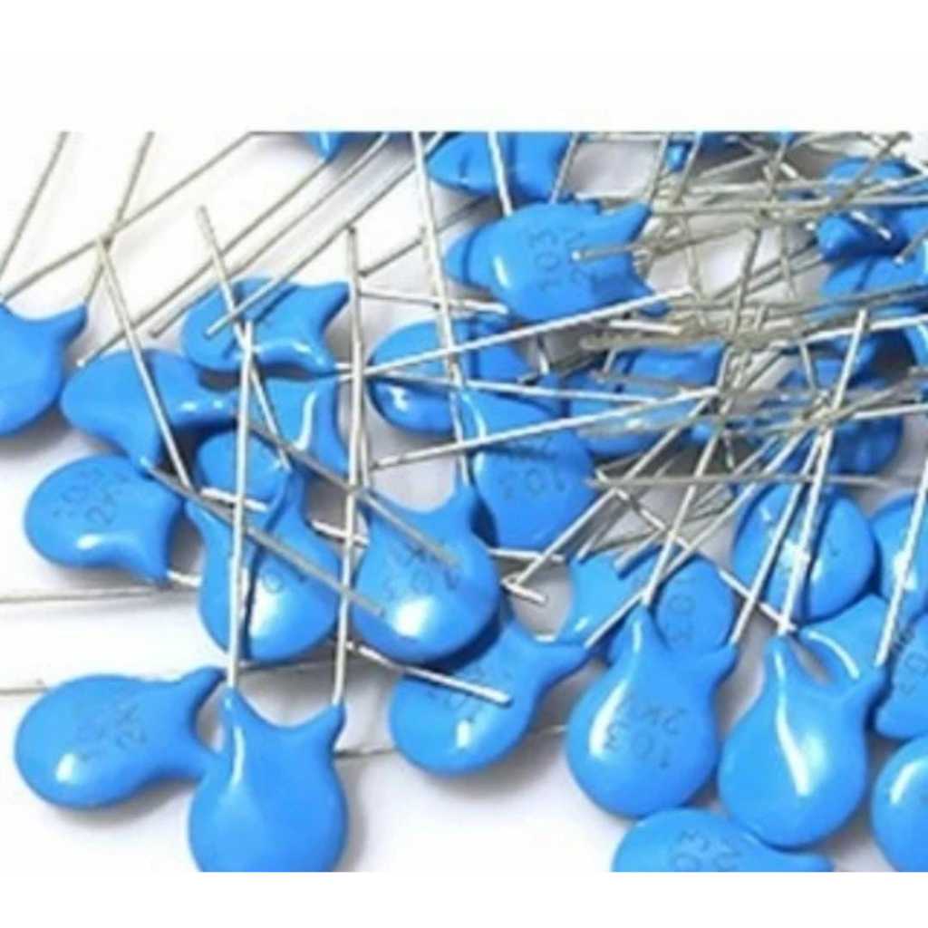 RE2694 kapasitor capacitor milar keramik biru 151 2kv 150pf 151 pf 2000v by PCM LTC GLODOK