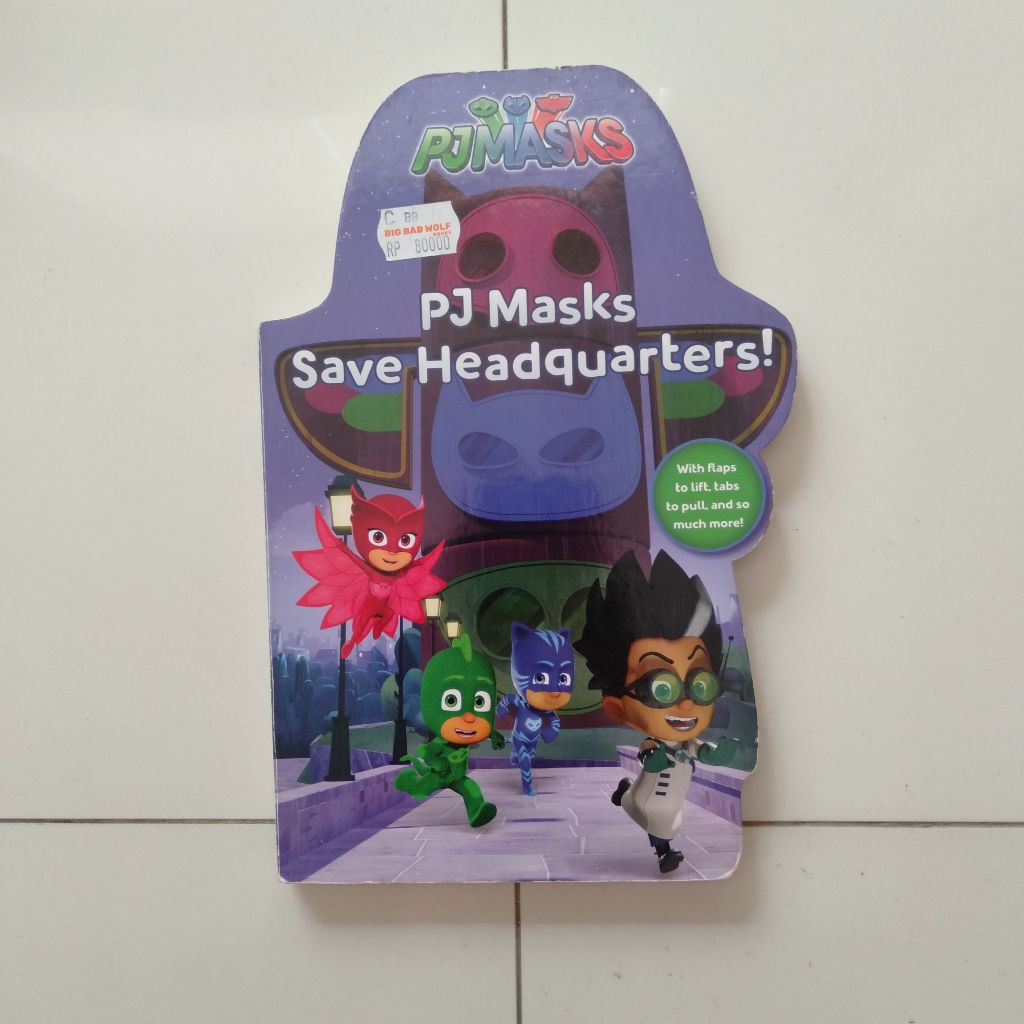 [PRELOVED] Buku Anak Anak Tittle "PJ MASKS Save Headquarters" [A64]