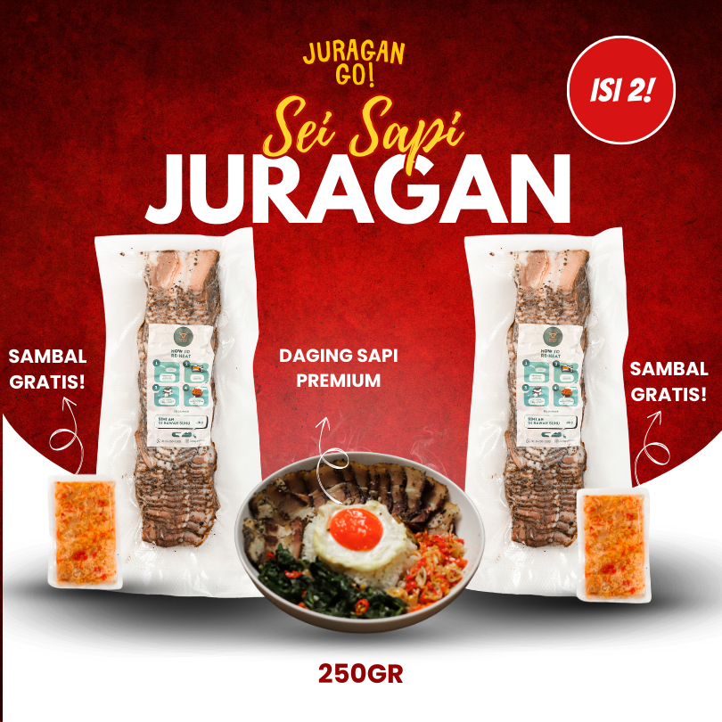 

Bundling SEI SAPI Isi 2 Lauk Instant 250gr Makanan Siap Saji Lauk Pauk Halal - JURAGAN GO!