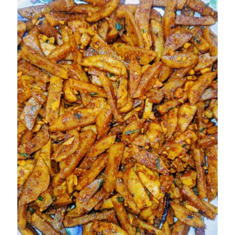

TERMURAH! 1Kg BASRENG DAUN JERUK PEDAS MANIS GURIH KRIUK