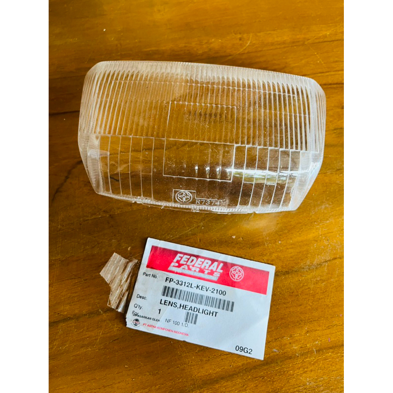 Mika Lampu Depan Supra SUPRA X 100 Supra X Reflektor Kaca Mika Lampu Headlamp Supra X Lama (KEV) FED