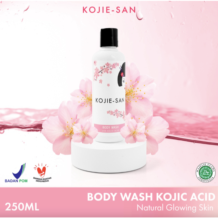 Beliabeauty - KOJIE-SAN Body Wash 250ml - Soap Whitening Moisturizing With Kojic Acid Mencerahkan Ku