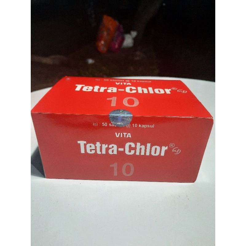 Tentra-Chlor isi 10 kapsul / Obat Unggas / Obat ayam / Vitamin ayam anak ayam