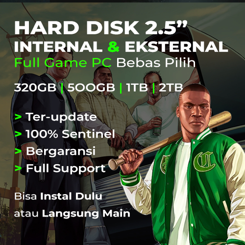 HDD Laptop 320GB 500GB 1TB 2TB Full Isi PC Game Internal & External | Hard Disk 2.5" | Hardisk Ekste