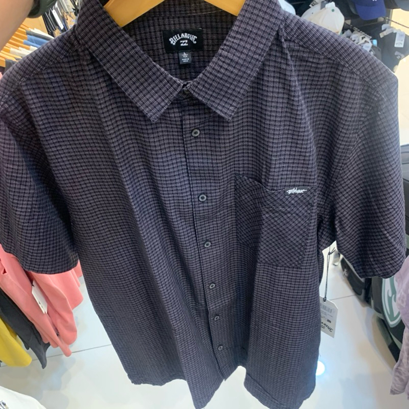 Kemeja Pria Billabong Original Mogul Black New