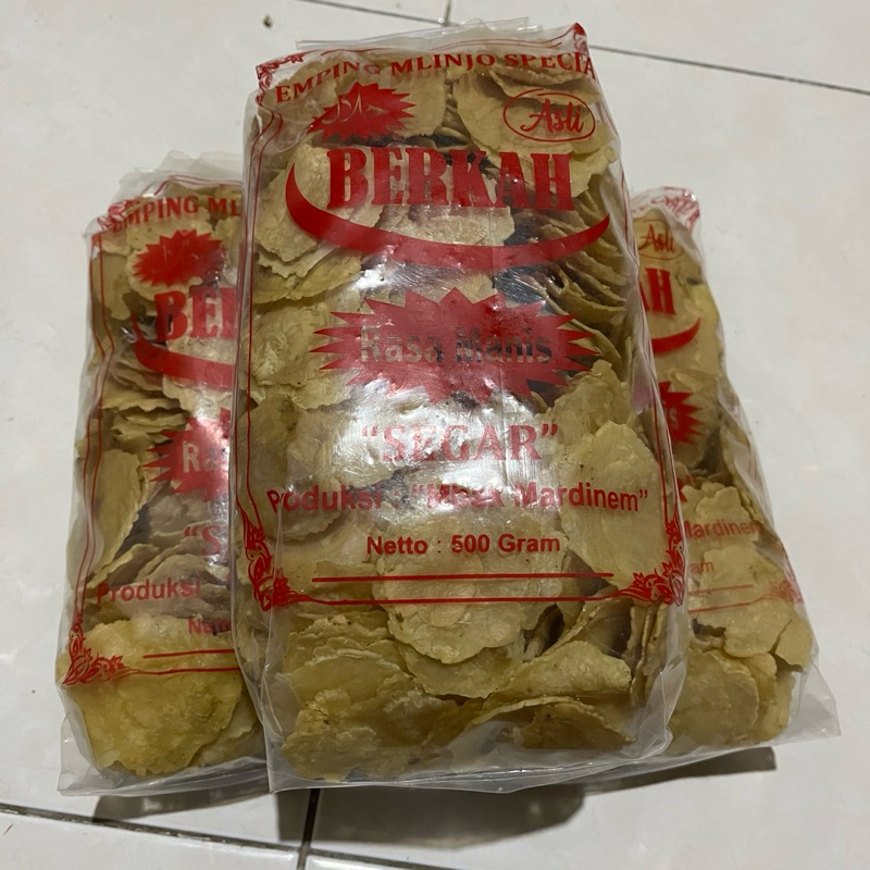 

Emping Melinjo Mentah Rasa Manis Berat 500gr. Emping Mlinjo Berkah Super Premium
