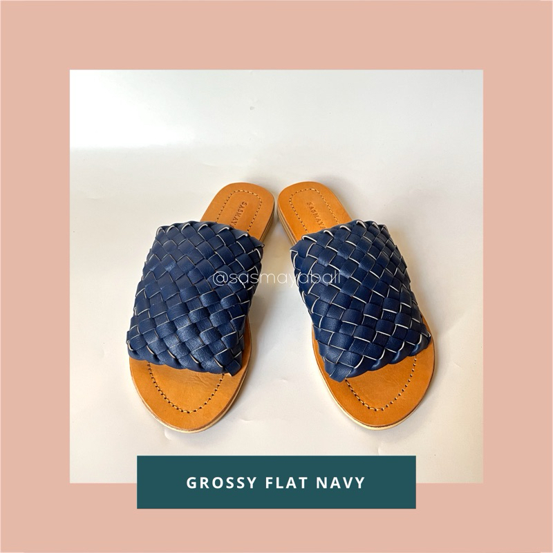 Sasmaya Bali Sandal Wanita Kulit Asli Grossy