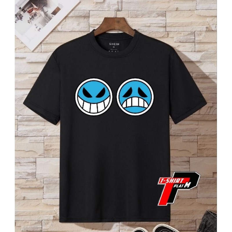 Kaos Ace One Piece Double Logo Semi Cotton 30s