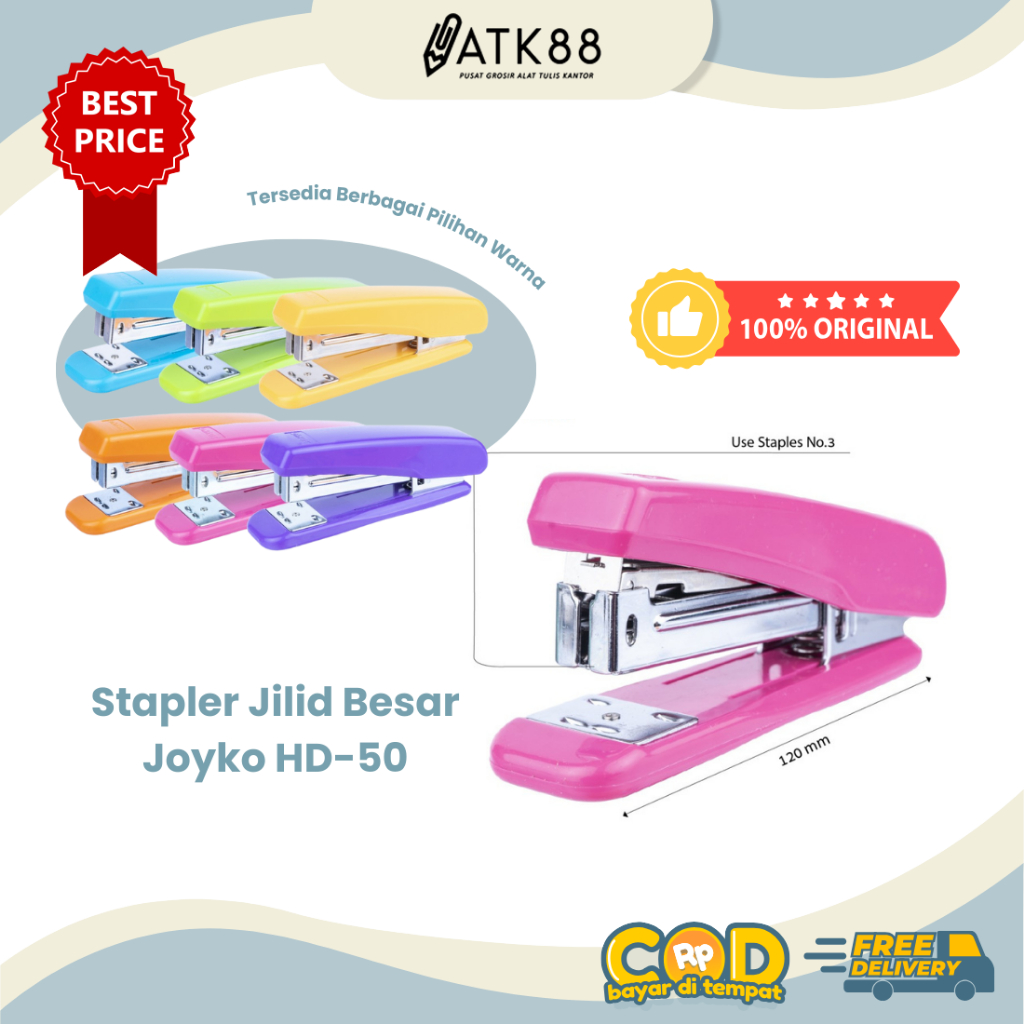 

[ATK88] Stapler HD-50 Joyko - Jepretan Hekter Jilid Kertas Besar