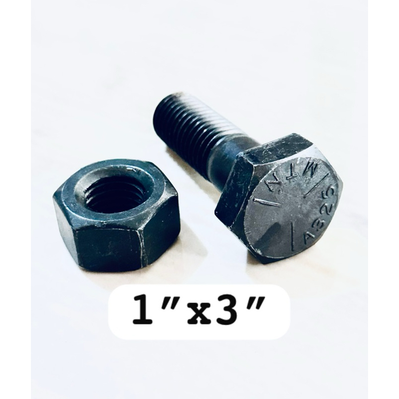 baut mur baja A325 1”x3”