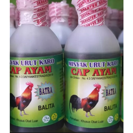 Minyak Karo Cap Ayam untuk Balita