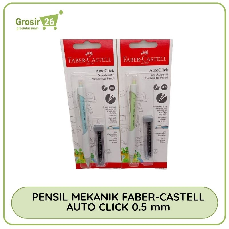 

(1 pcs) pensil mekanik / mechanical pencil auto click set 0.5 mm