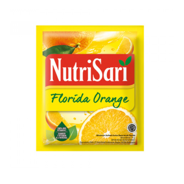 

Nutrisari Florida Orange / Nutrisari Jeruk / Nutrisari Jeruk 1 sachet / Nutrisari Florida Orange 10 sachet