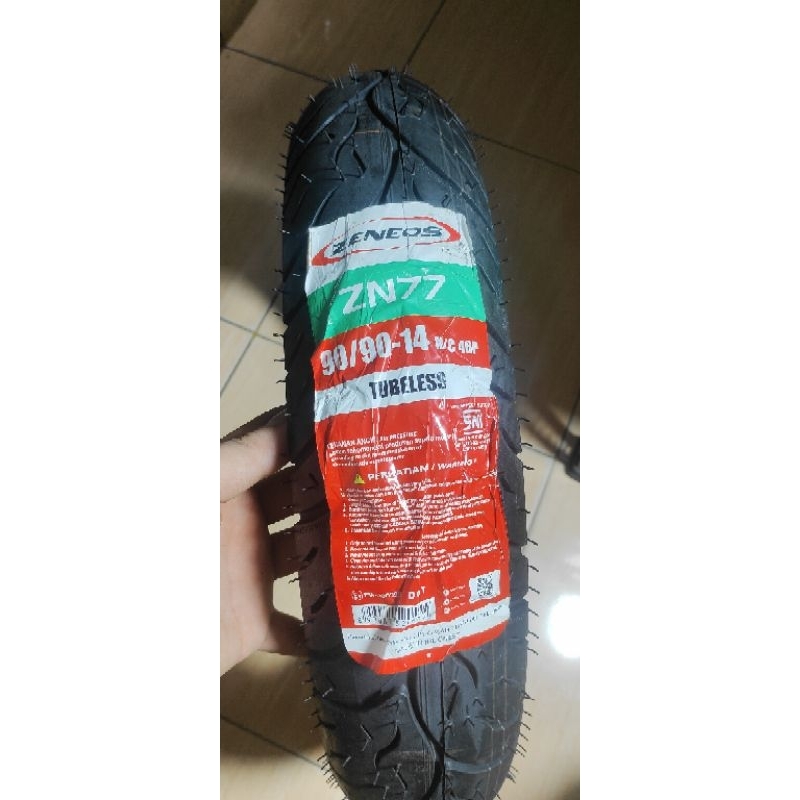 Ban luar 90/90-14 tubles zeneos zn77 beat vario belakang