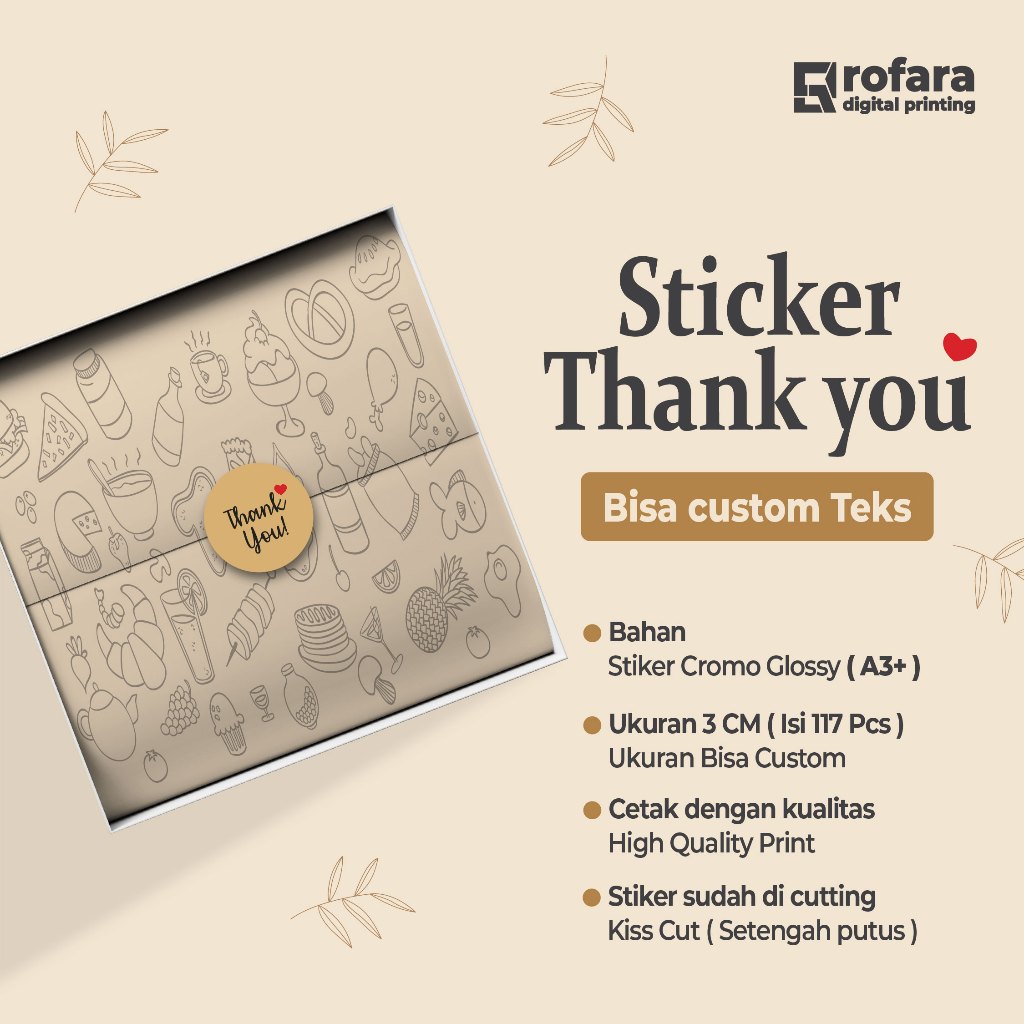 

Stiker Thank You | Bahan Cromo Glossy ( Bisa custom Desain, Teks, Ukuran )