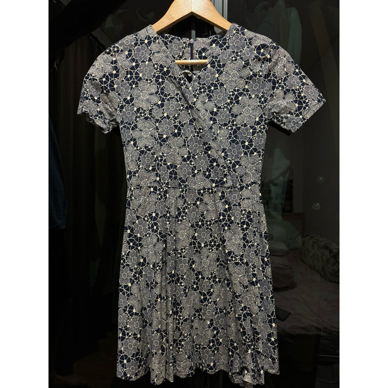 Preloved - Batik Dress Navy | Dress Batik | Batik Navy | Dress Navy