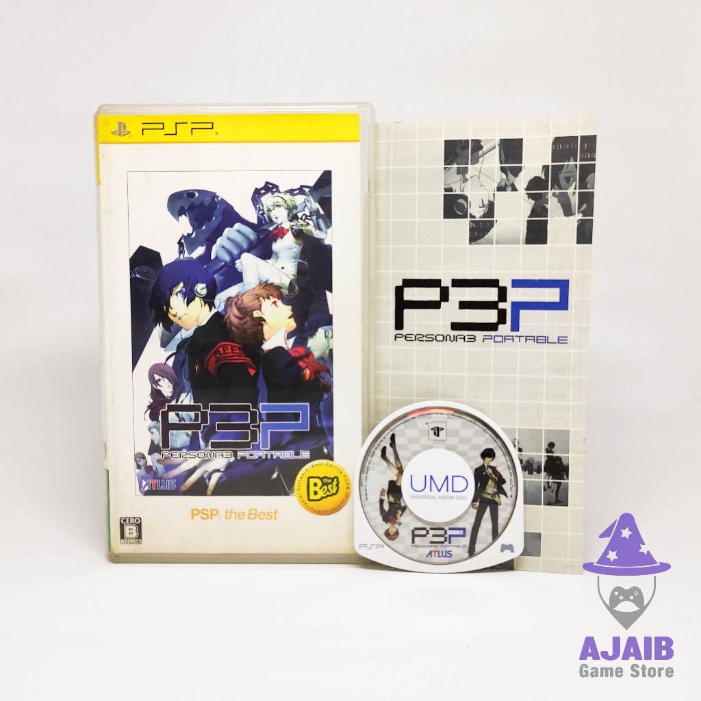 Shin Megami Tensei Persona 3 Portable Region 2 P3P PSP UMD Game