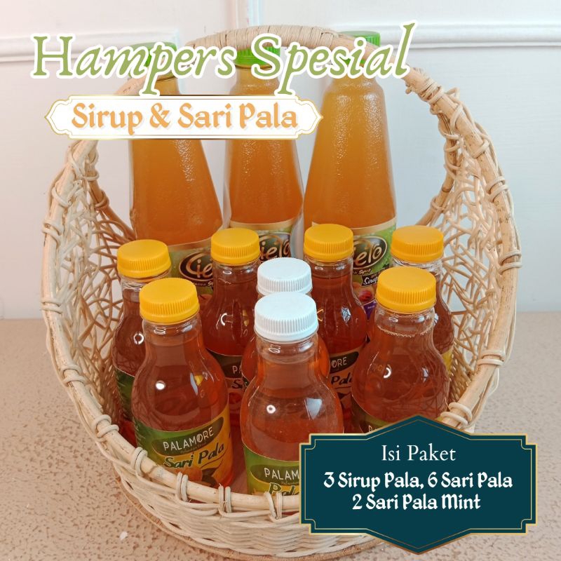 

Parcel Parsel Lebaran Idul Fitri Hampers Sirup Pala Sari Pala Oleh Oleh Khas Bogor