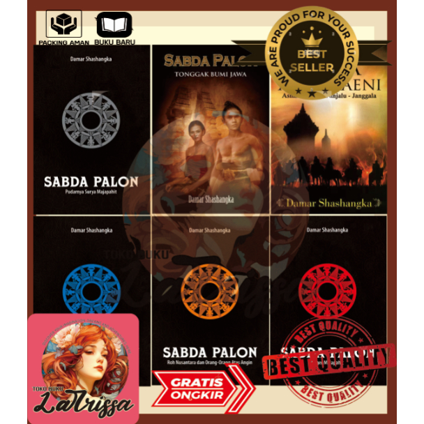 [NEW COVER] TERBAIK SABDA PALON TONGGAK BUMI JAWA, KISAH NUSANTARA, PUDARNYA PESONA MAJAPAHIT