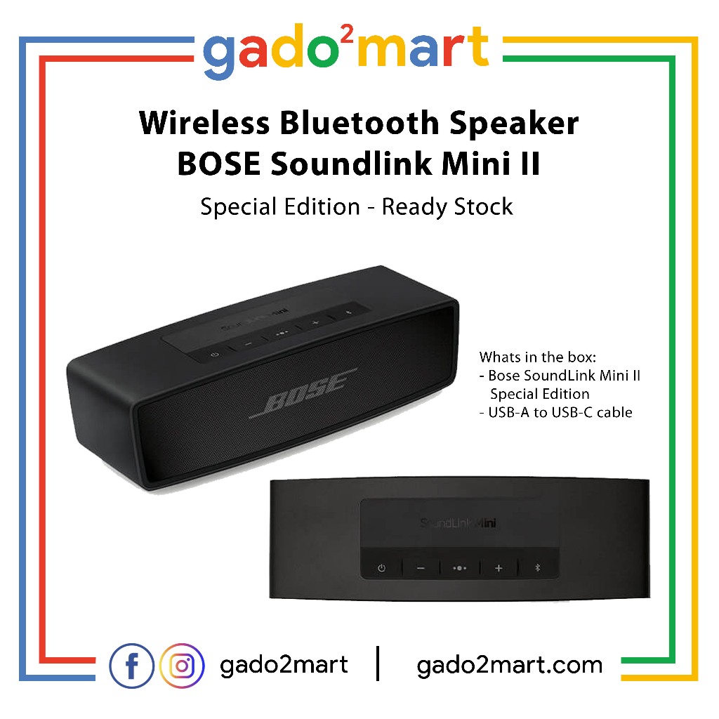 Wireless Speaker Bluetooth BOSE Soundlink Mini II Special Edition