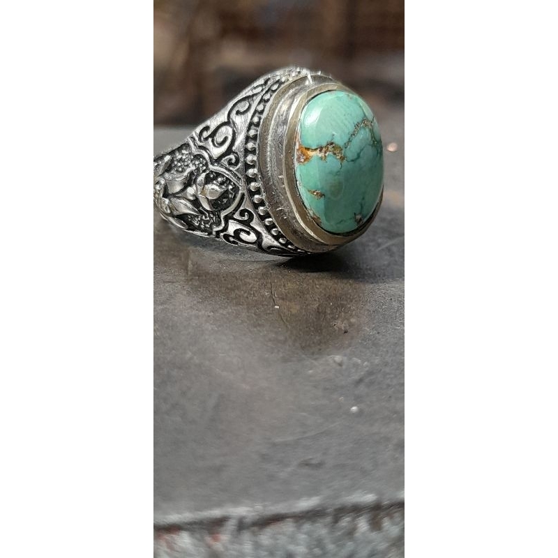 natural Batu pirus persia hijau pupus