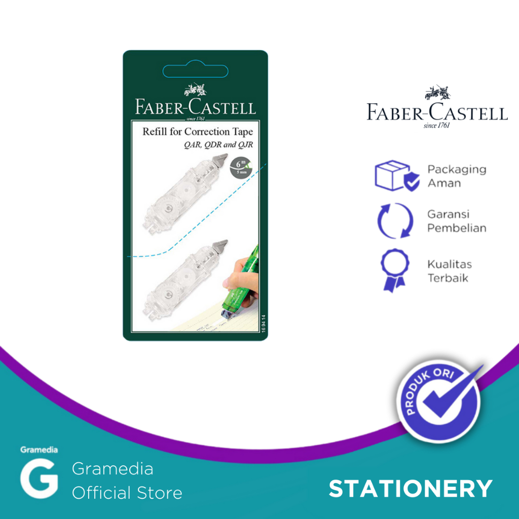 

FABER CORRECTION TAPE REFILL QAR QDR QJR SET 2 169414