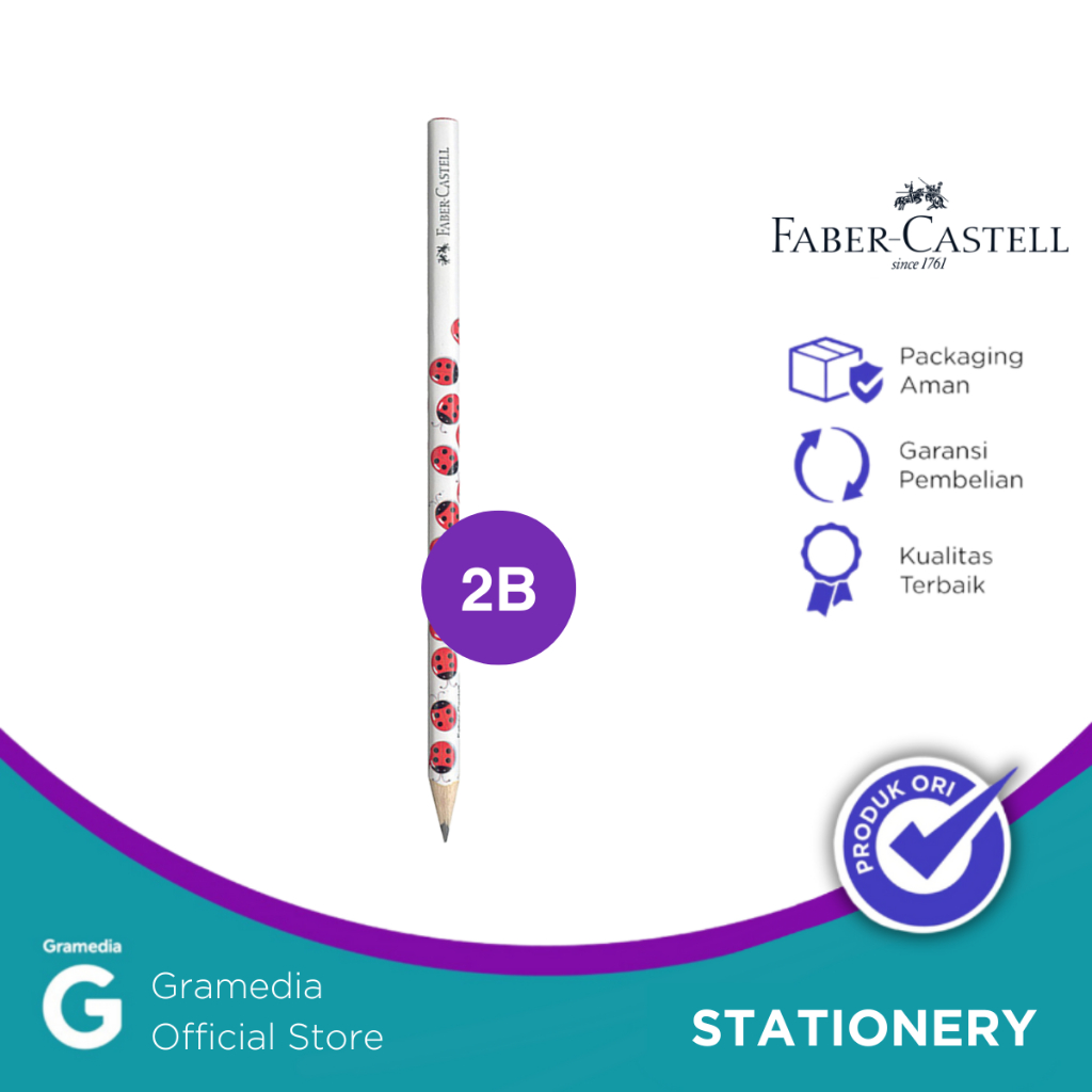 

Faber Castell - Pensil Motif Lady Bugs/Pcs 118367