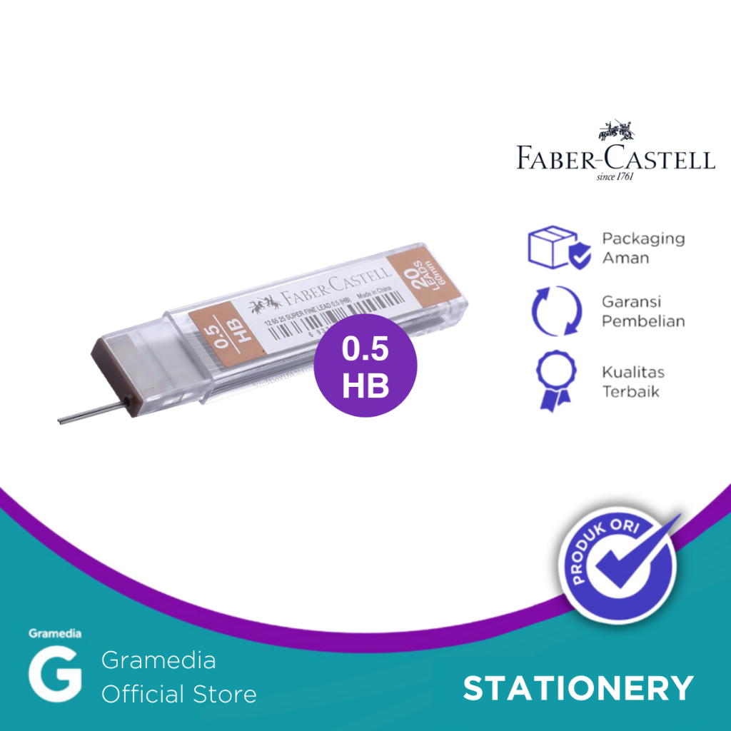 

Faber Castell Hb Lead 0.5 20Pcs